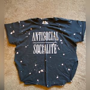 Pebby Forevee side slit tee